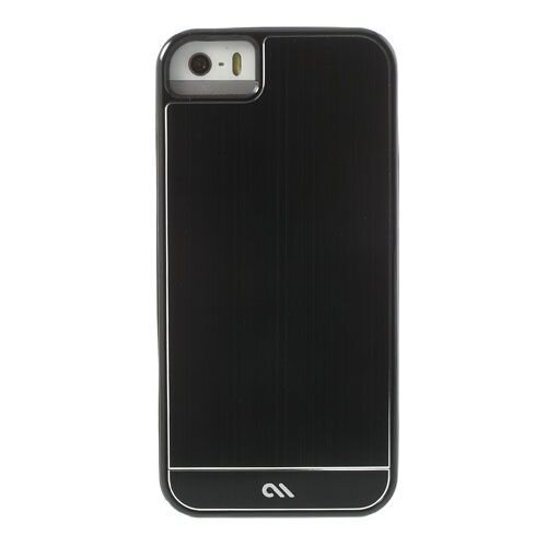 case mate geborsteld iphone 5 zwart