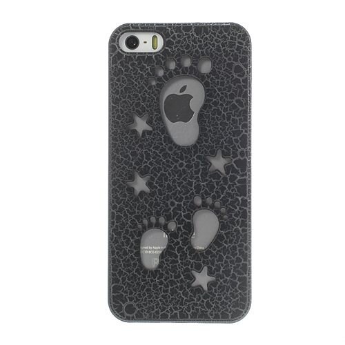 voetjes en sterren hardcase voor iphone zwart