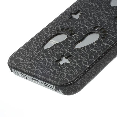 voetjes en sterren hardcase voor iphone zwart