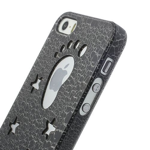 voetjes en sterren hardcase voor iphone zwart