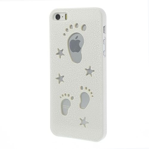 voetjes en sterren hardcase iphone 5 wit