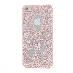 Voetjes en sterren hardcase iphone 5 roze