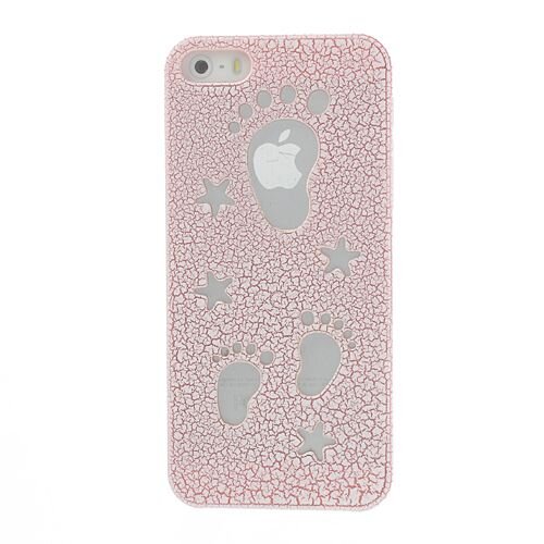 Voetjes en sterren hardcase iphone 5 roze