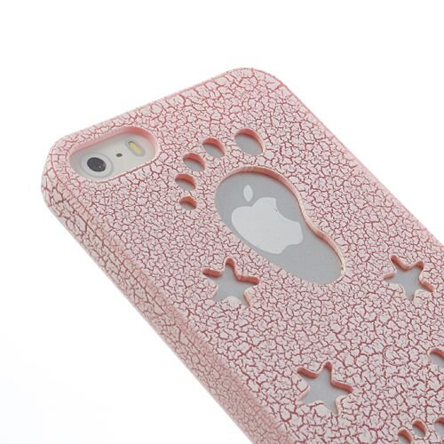 voetjes en sterren hardcase iphone 5 roze