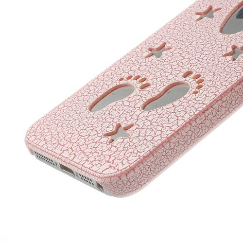 voetjes en sterren hardcase iphone 5 roze