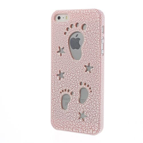 voetjes en sterren hardcase iphone 5 roze