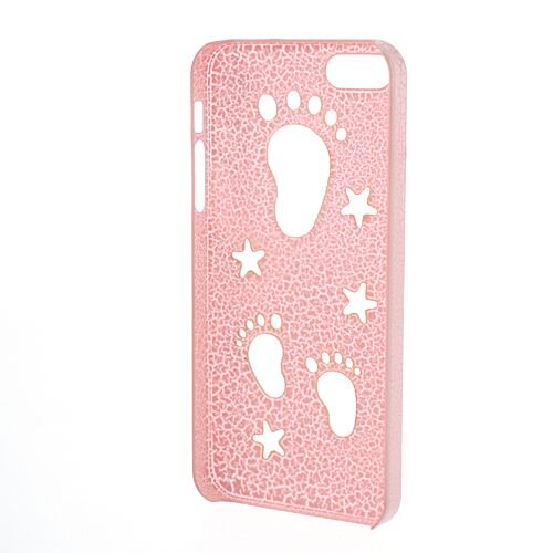 voetjes en sterren hardcase iphone 5 roze