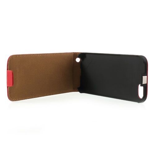 lederen case iphone 5 rood