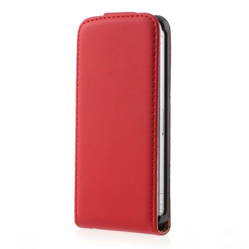 lederen case iphone 5 rood