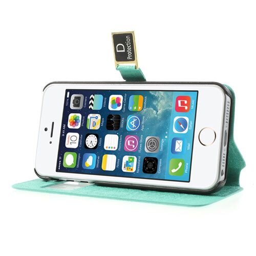 window view case iphone 5 groen