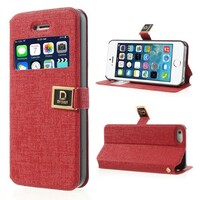 Kijkvenster case iphone 5 rood