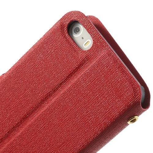 kijkvenster case iphone 5 rood kijkvenster case iphone 5 rood
