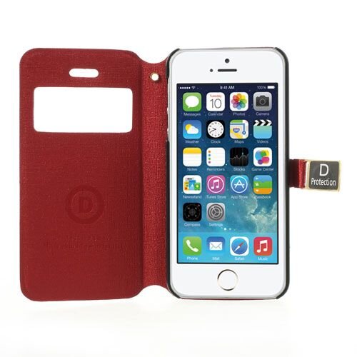 kijkvenster case iphone 5 rood kijkvenster case iphone 5 rood