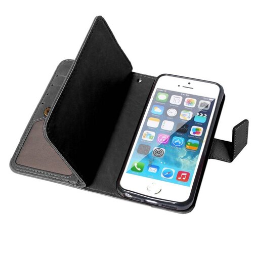 Crazy Horse crazy horse 9 kaartsleuven lederen portemonnee hoesje voor iphone se 5s 5 zwart Crazy Horse crazy horse 9 kaartsleuven lederen portemonnee hoesje voor iphone se 5s 5 zwart