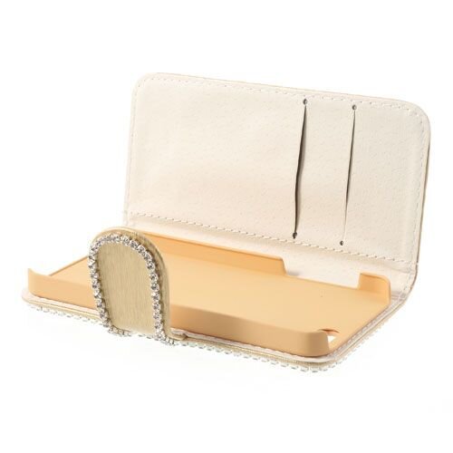 parel wallet case iphone 5 goud