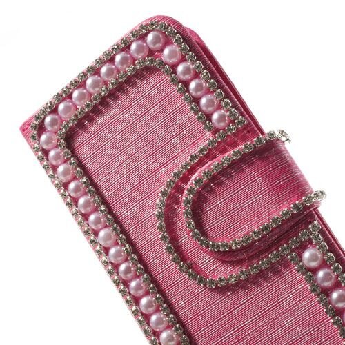 parel wallet case iphone 5 roze parel wallet case iphone 5 roze