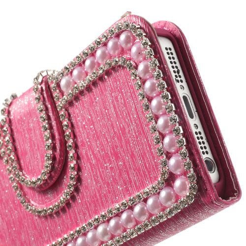 parel wallet case iphone 5 roze parel wallet case iphone 5 roze