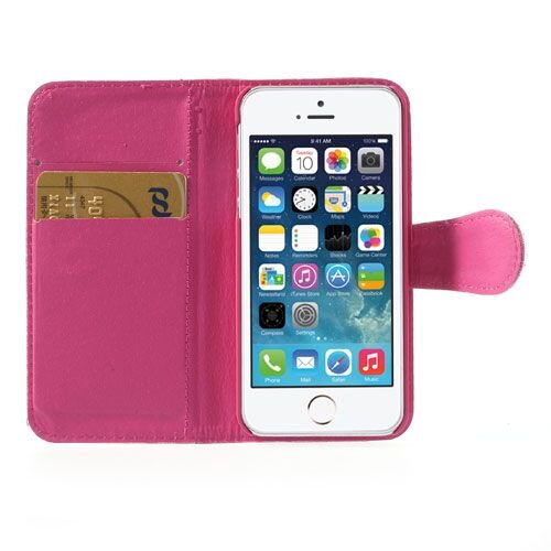 parel wallet case iphone 5 roze parel wallet case iphone 5 roze