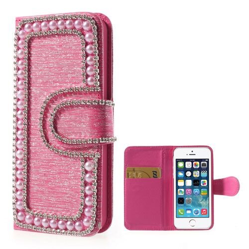 parel wallet case iphone 5 roze parel wallet case iphone 5 roze