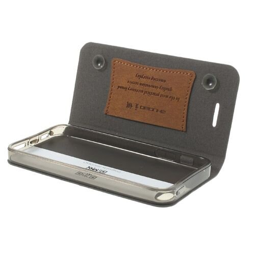 lederen stand case iphone 5 blauw 6655322 lederen stand case iphone 5 blauw 6655322