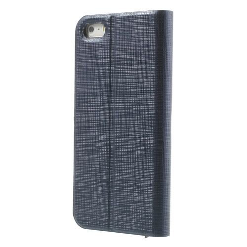 lederen stand case iphone 5 blauw 6655322 lederen stand case iphone 5 blauw 6655322