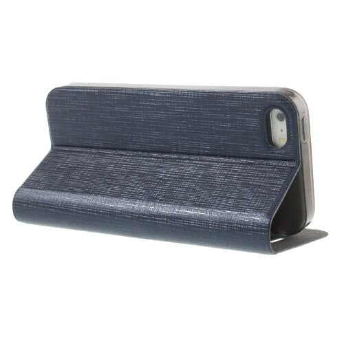 lederen stand case iphone 5 blauw 6655322 lederen stand case iphone 5 blauw 6655322