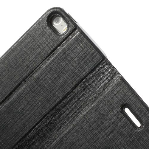 lederen stand case iphone 5 zwart 6655325