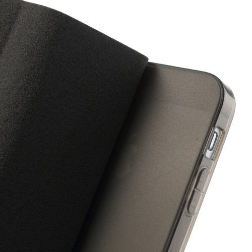 lederen stand case iphone 5 zwart 6655325