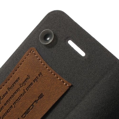 lederen stand case iphone 5 zwart 6655325