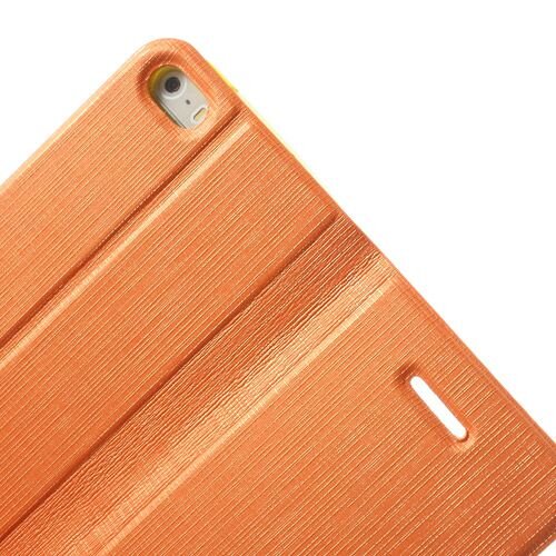 lederen stand case iphone 5 oranje