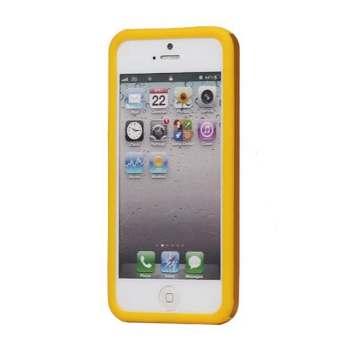 aluminium siliconen case voor de iphone 5 5s goud