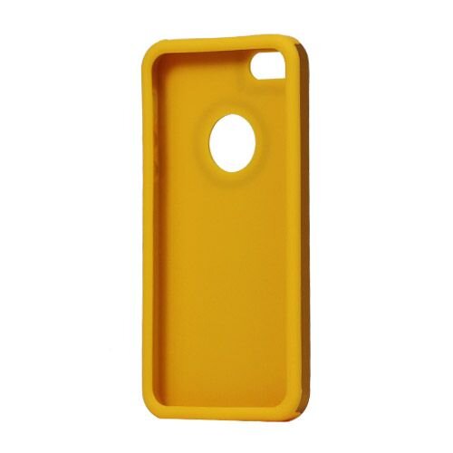 aluminium siliconen case voor de iphone 5 5s goud