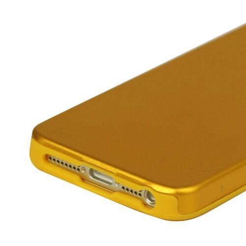aluminium siliconen case voor de iphone 5 5s goud