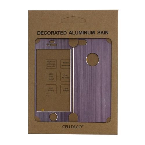 luxe brushed aluminium full body sticker iphone 5