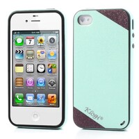 Klogi Shimmering TPU Gel Cover Case iphone 4/4S groen
