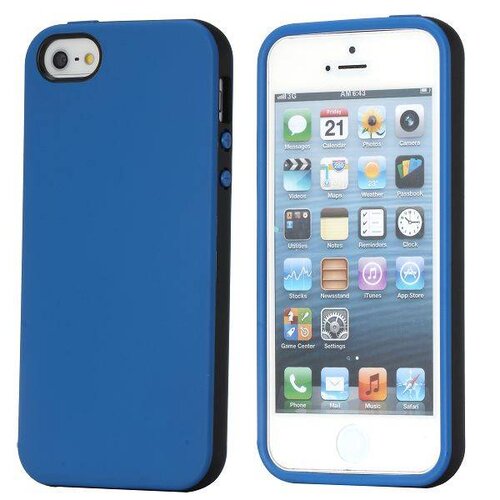 dual colortpu case voor iphone5 5s donker blauw z dual colortpu case voor iphone5 5s donker blauw z