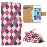 Wallet Flip Stand Tribal Case voor de iPhone 5 5s