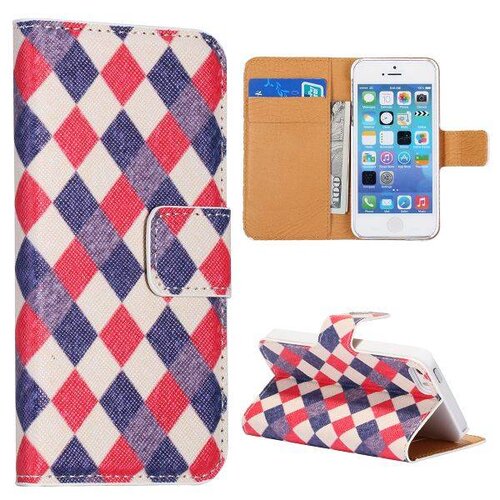 wallet flip stand tribal case voor de iphone 5 5s