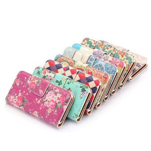 wallet flip stand tribal case voor de iphone 5 5s