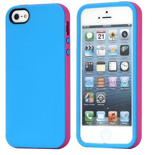 twee kleuren TPU Cover Case voor iPhone 5(s) twee kleuren TPU Cover Case voor iPhone 5(s)