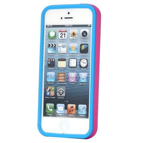 twee kleuren tpu cover case voor iphone 5 5s
