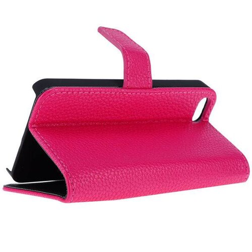lederen wallet case voor de iphone 5 5s roze lederen wallet case voor de iphone 5 5s roze