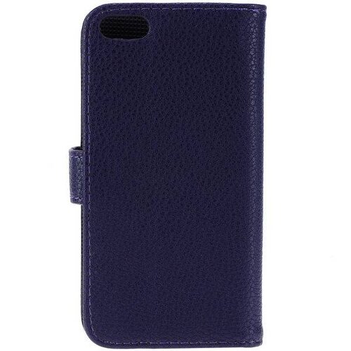 lederen wallet case voor de iphone 5 5s donker bl lederen wallet case voor de iphone 5 5s donker bl