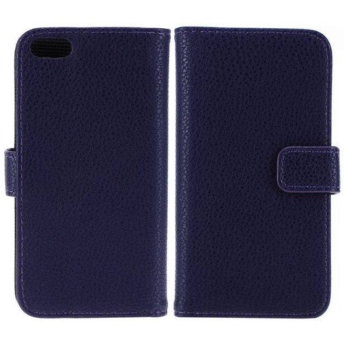 lederen wallet case voor de iphone 5 5s donker bl lederen wallet case voor de iphone 5 5s donker bl