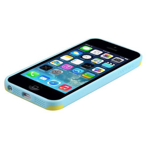 Baseus baseus hybride hardcase screenprotector iphone 5 s se geel cyaan Baseus baseus hybride hardcase screenprotector iphone 5 s se geel cyaan