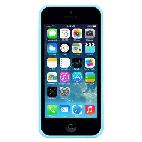 Baseus baseus hybride hardcase screenprotector iphone 5 s se wit cyaan Baseus baseus hybride hardcase screenprotector iphone 5 s se wit cyaan