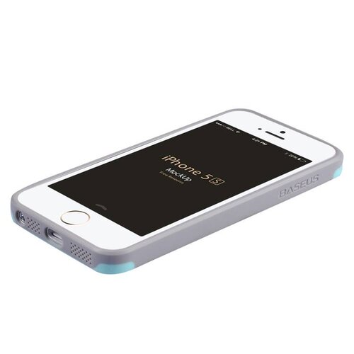 Baseus baseus hybride hardcase screenprotector iphone 5 s se cyaan grijs Baseus baseus hybride hardcase screenprotector iphone 5 s se cyaan grijs