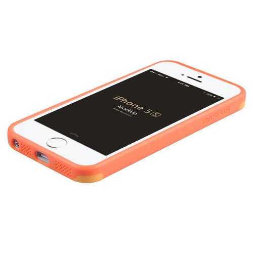 Baseus baseus hybride hardcase screenprotector iphone 5 s se oranje Baseus baseus hybride hardcase screenprotector iphone 5 s se oranje