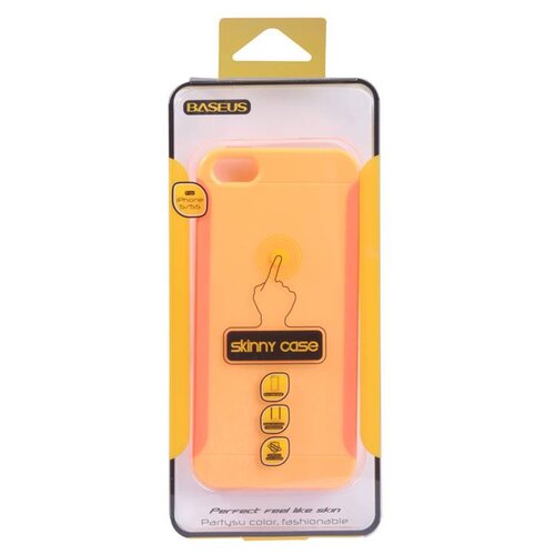Baseus baseus hybride hardcase screenprotector iphone 5 s se oranje Baseus baseus hybride hardcase screenprotector iphone 5 s se oranje