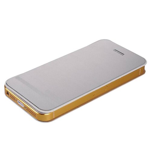 zilverkleurige aluminium pu lederen hoesjes voor